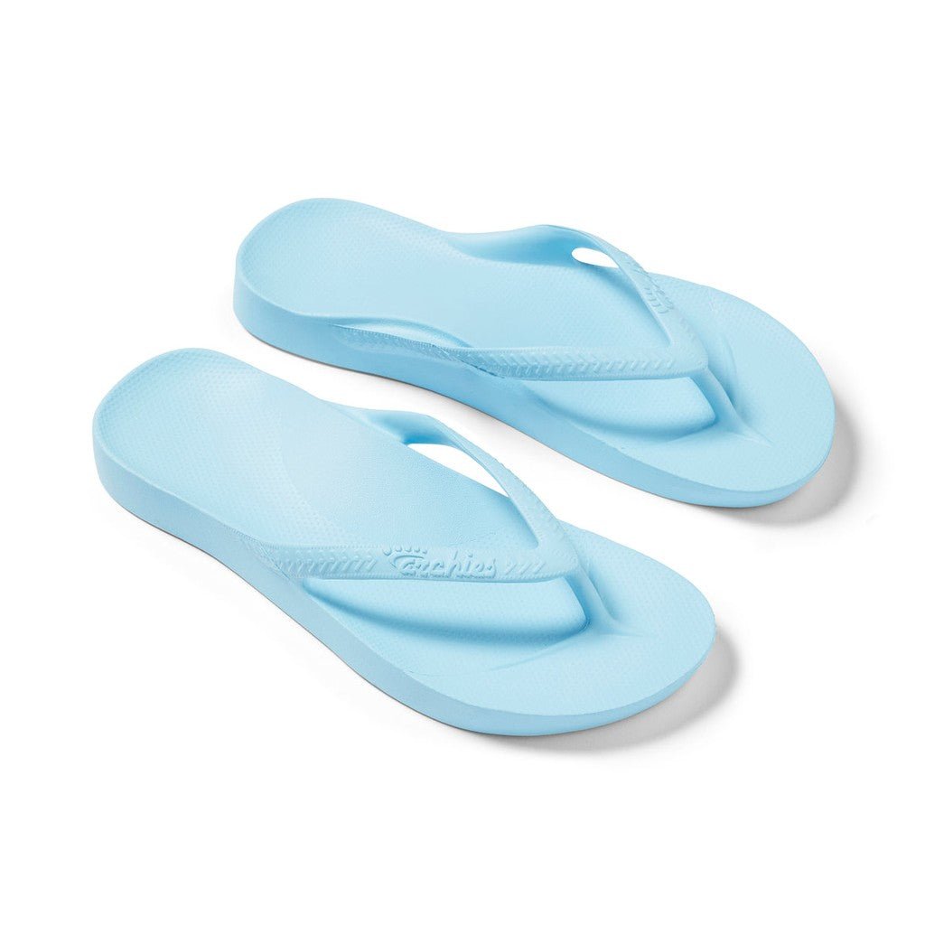 Archies Support Jandals | Classic - Sky Blue - Cove. Beach Essentials