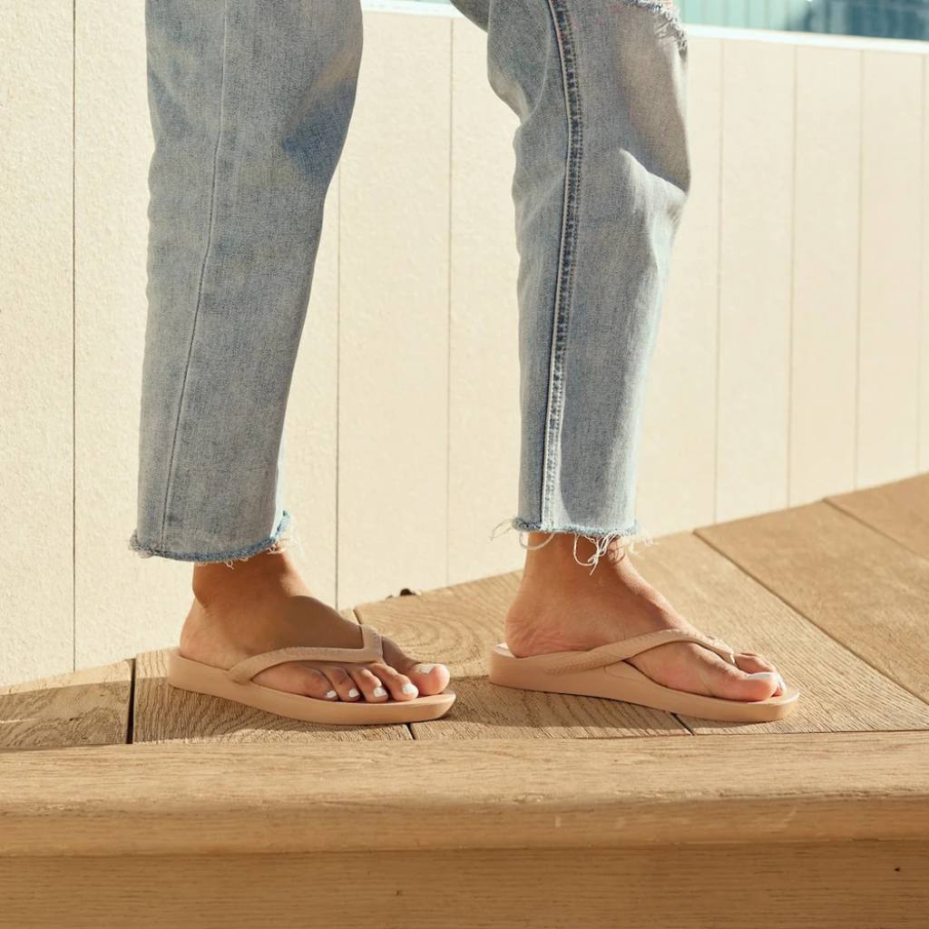 Archies Support Jandals | Classic - Tan - Cove. Beach Essentials