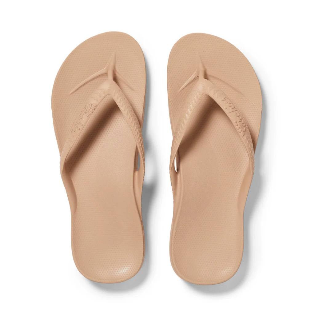 Archies Support Jandals | Classic - Tan - Cove. Beach Essentials