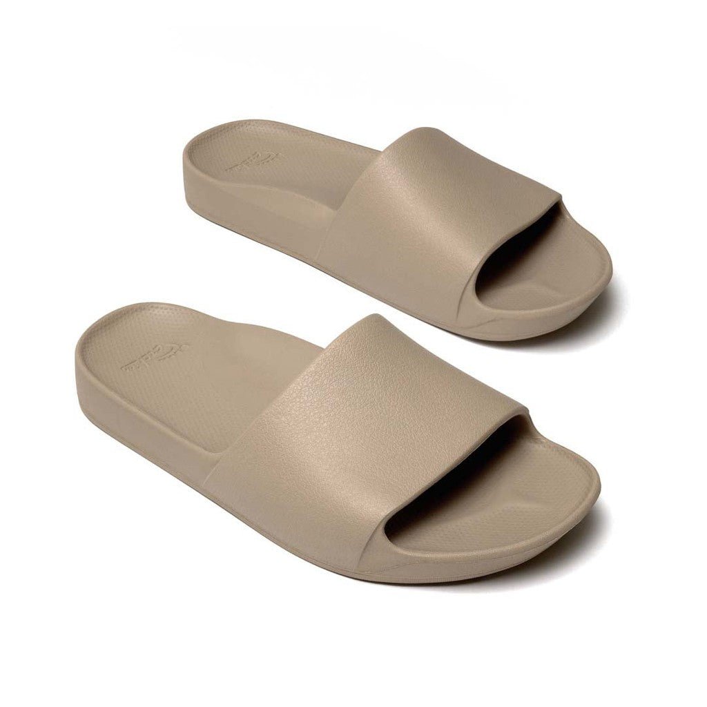 Archies Support Slides | Taupe - Cove. Beach Essentials