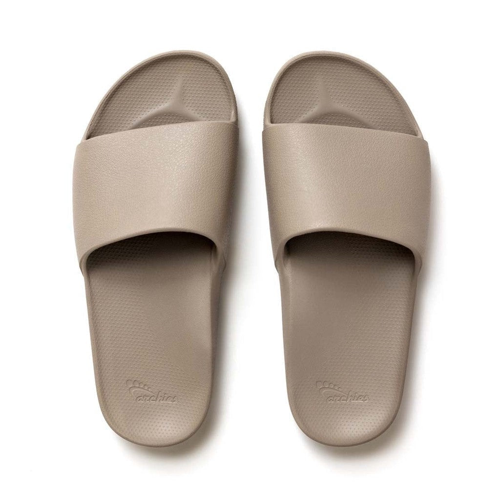 Archies Support Slides | Taupe - Cove. Beach Essentials