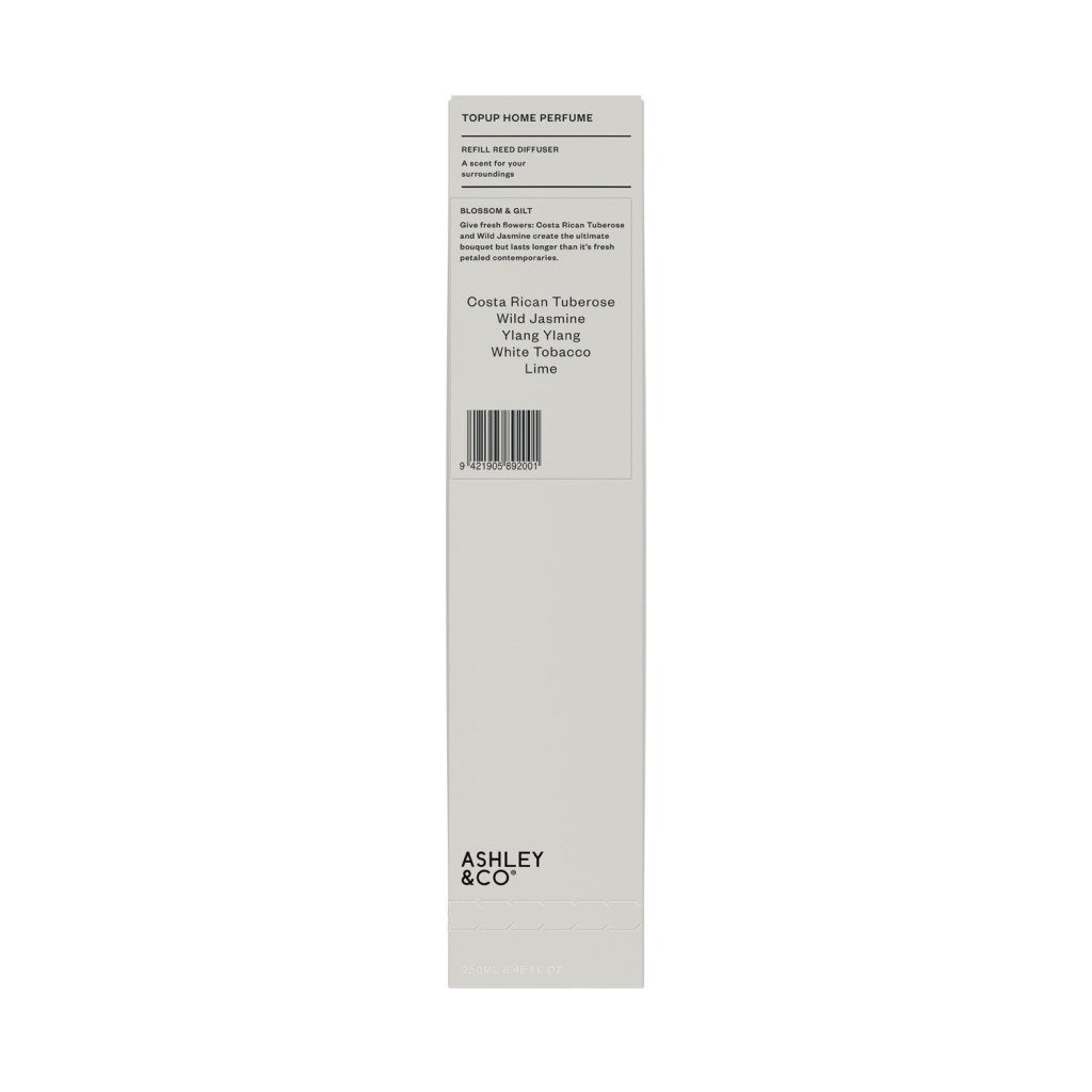 Ashley &amp; Co | Home Perfume Topup - Blossom &amp; Gilt - Cove. Beach Essentials