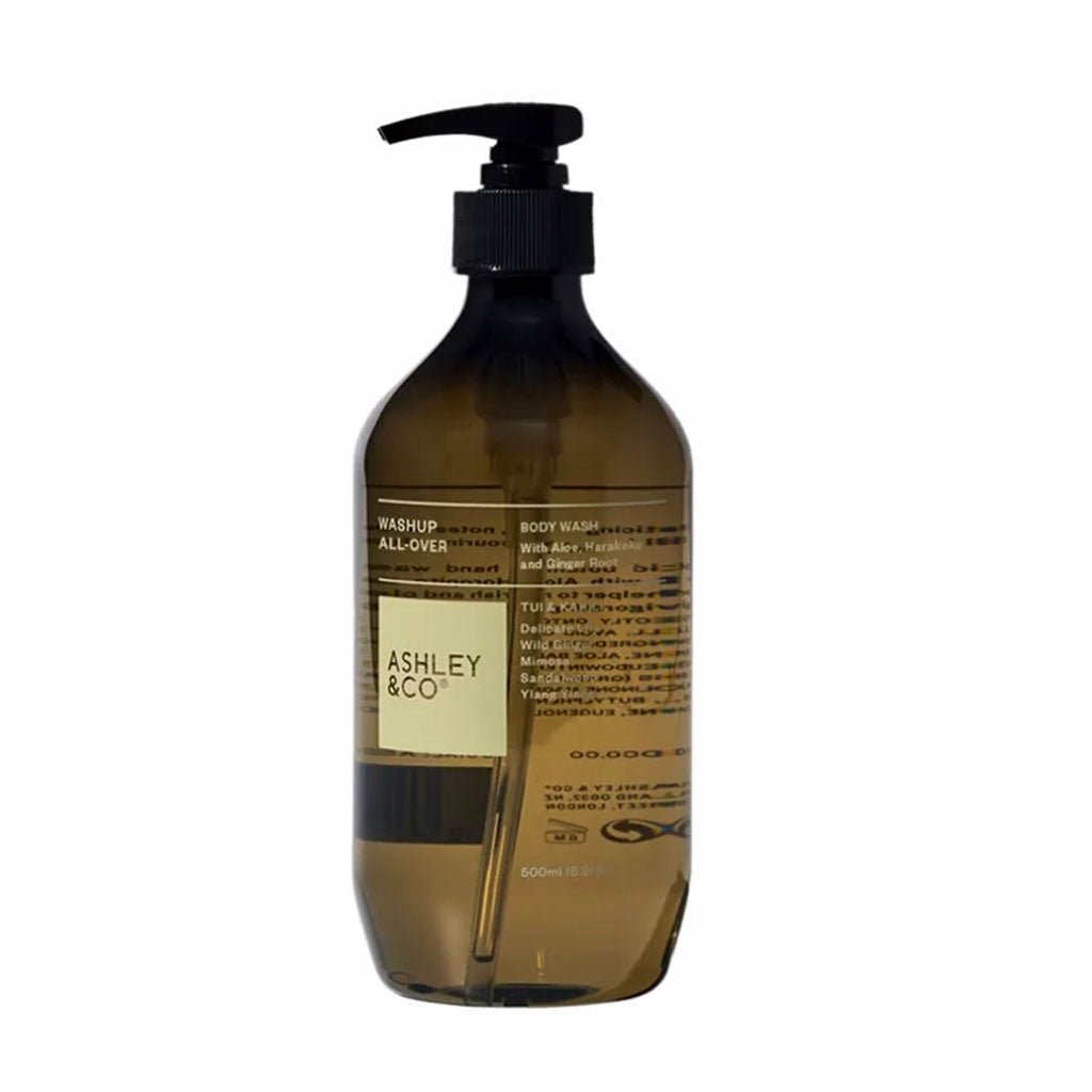 Ashley & Co | Washup All Over Body Wash - Tui & Kahili 500ml - Cove. Beach Essentials