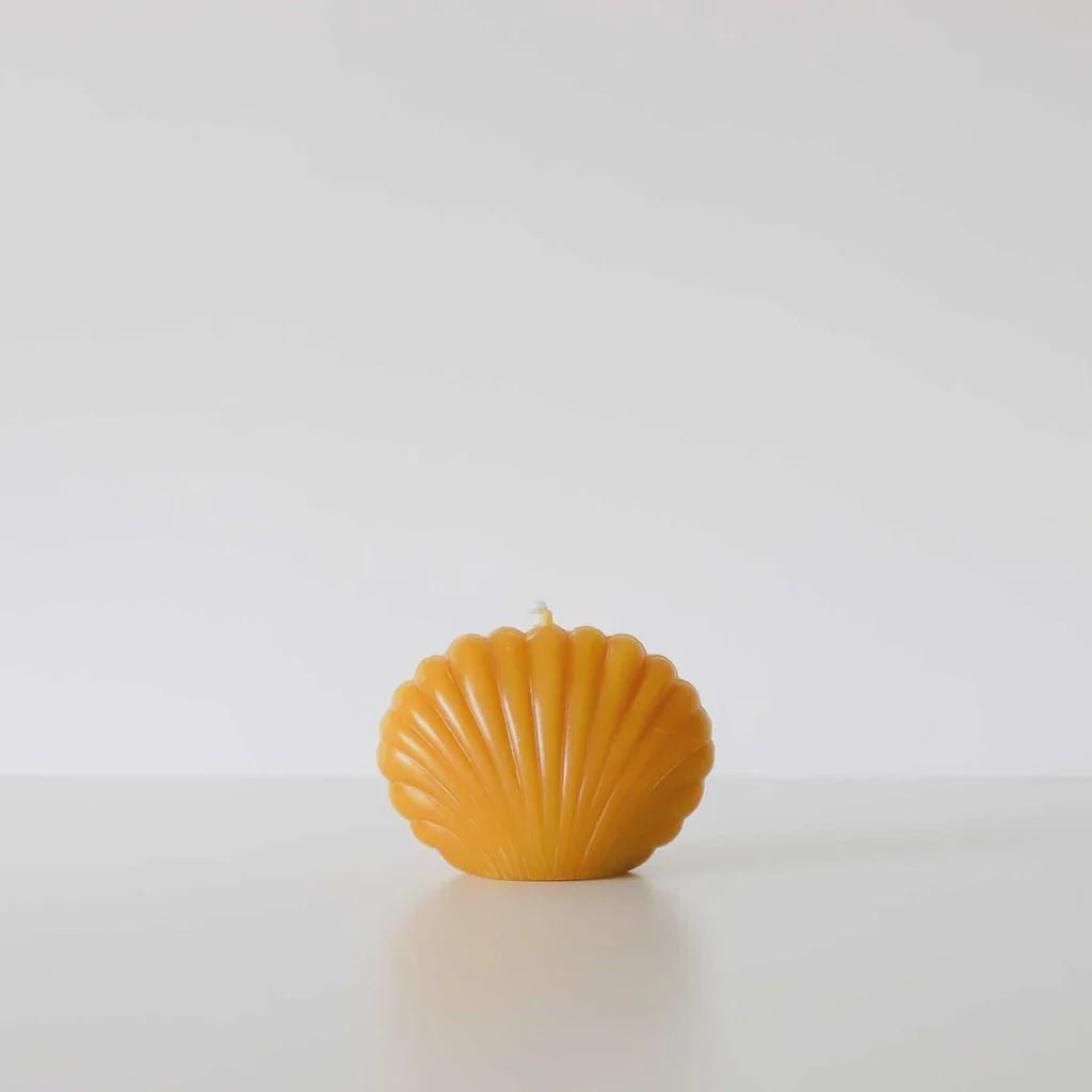 Authentic Honey Co. | Shell Candles - Amber - Cove. Beach Essentials