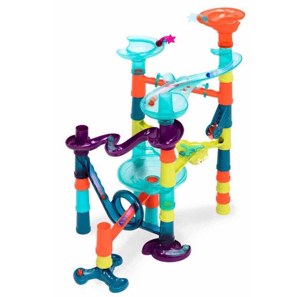 B. Marble-Palooza 38pc Marble Run - Cove. Beach Essentials
