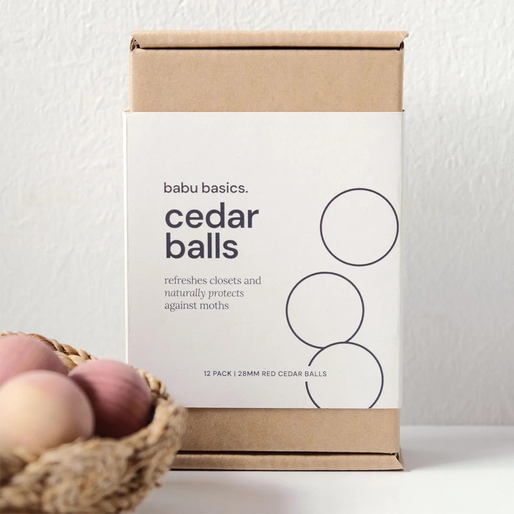 Babu | Red Cedarwood Moth Balls - Cove. Beach Essentials
