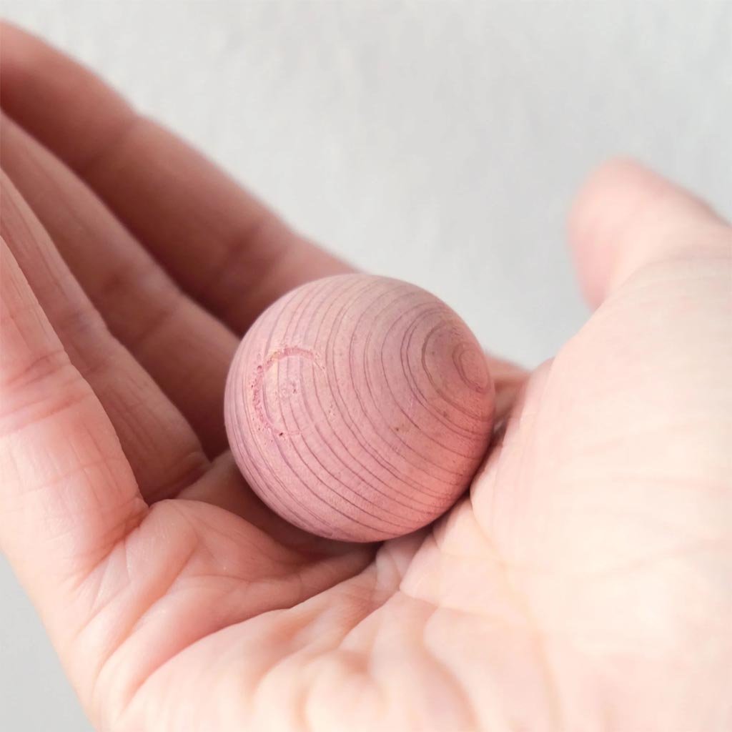 Babu | Red Cedarwood Moth Balls - Cove. Beach Essentials