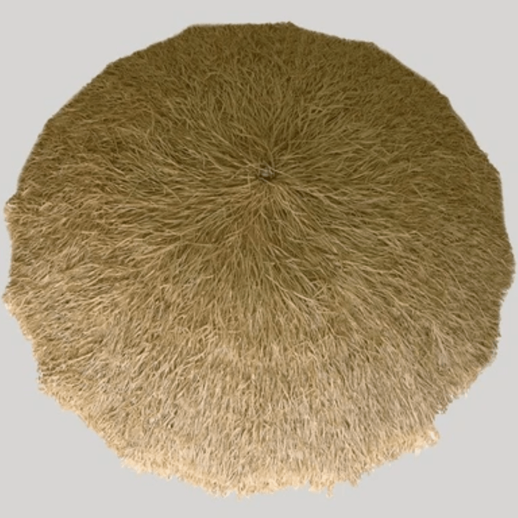 Beach Kit | Hula Rafia Thatch Beach Umbrella - Cove. Beach Essentials