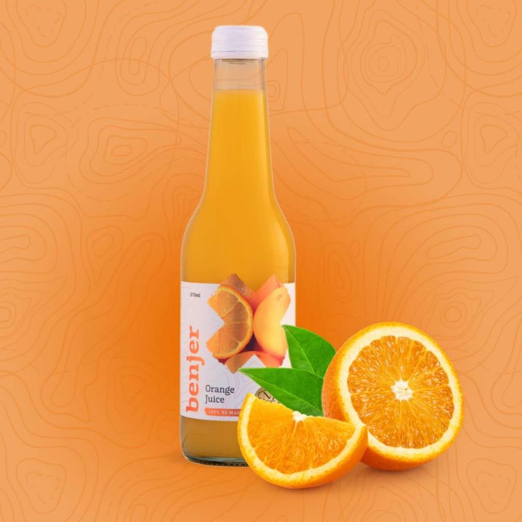 Benjer Drinks Co. | Orange Juice - 275ml - Cove. Beach Essentials