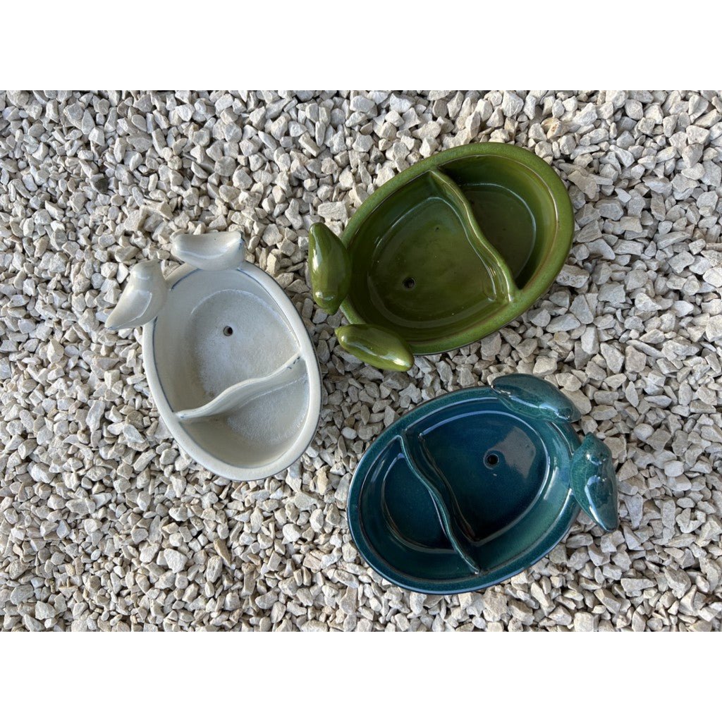Bird Feeding & Drinking Bowl Ceramic Ass. - Cove. Beach Essentials