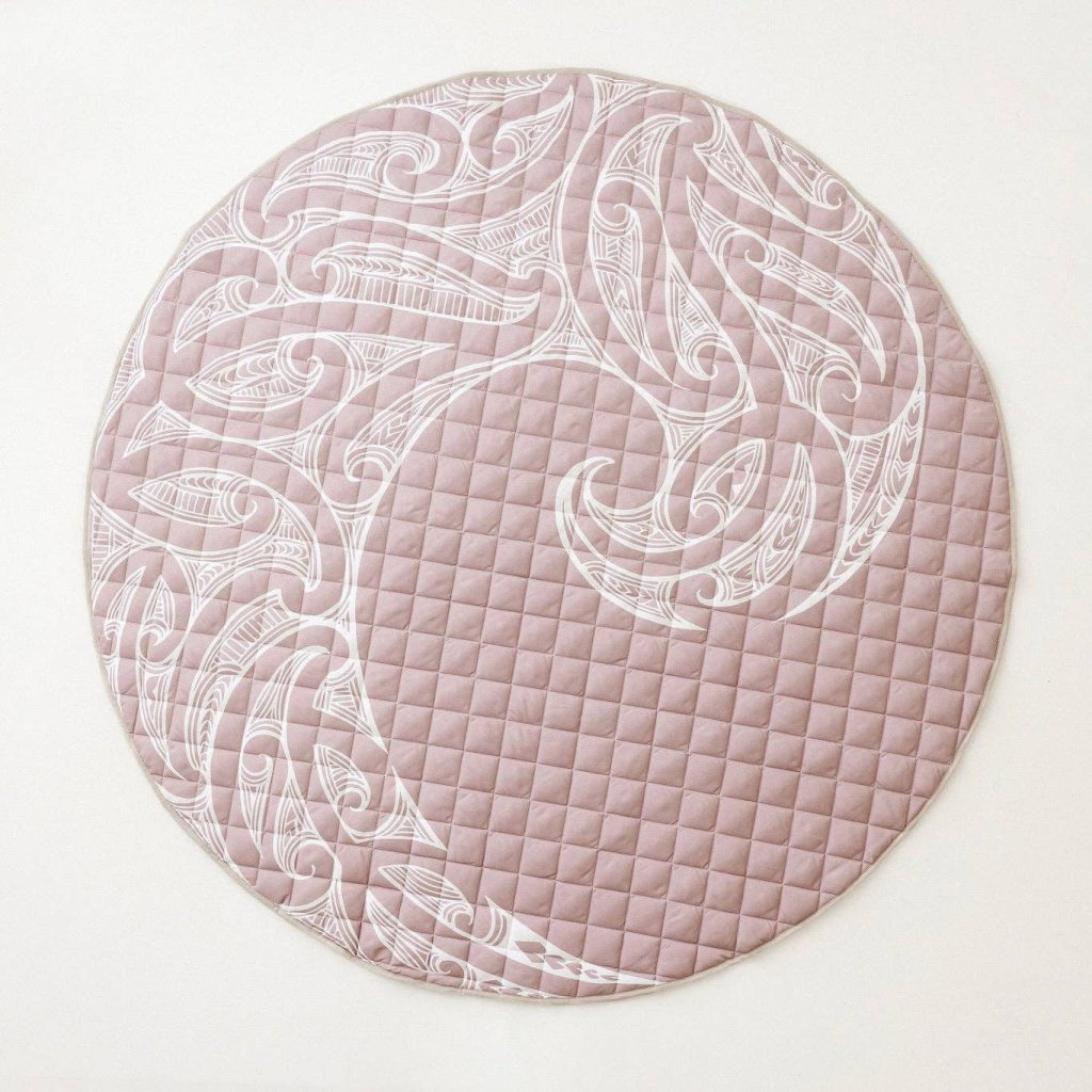 BO & KO | Māori Inspired Playmat | Mauve - Cove. Beach Essentials