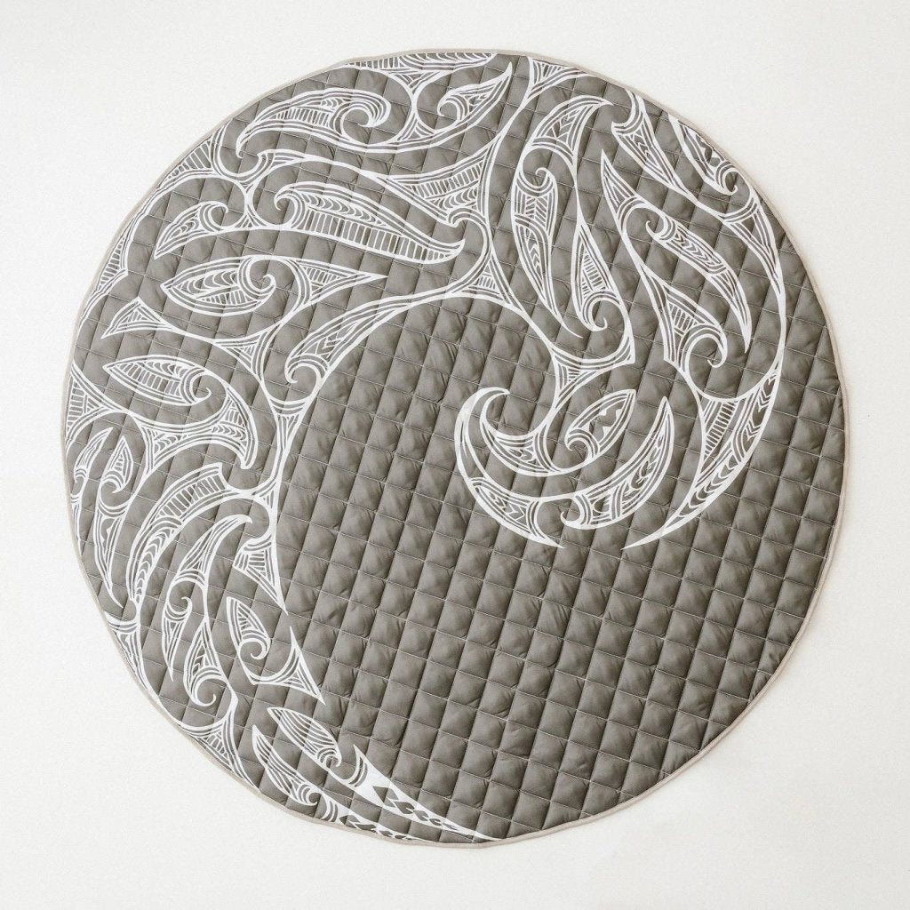 BO & KO | Māori Inspired Playmat | Olive - Cove. Beach Essentials