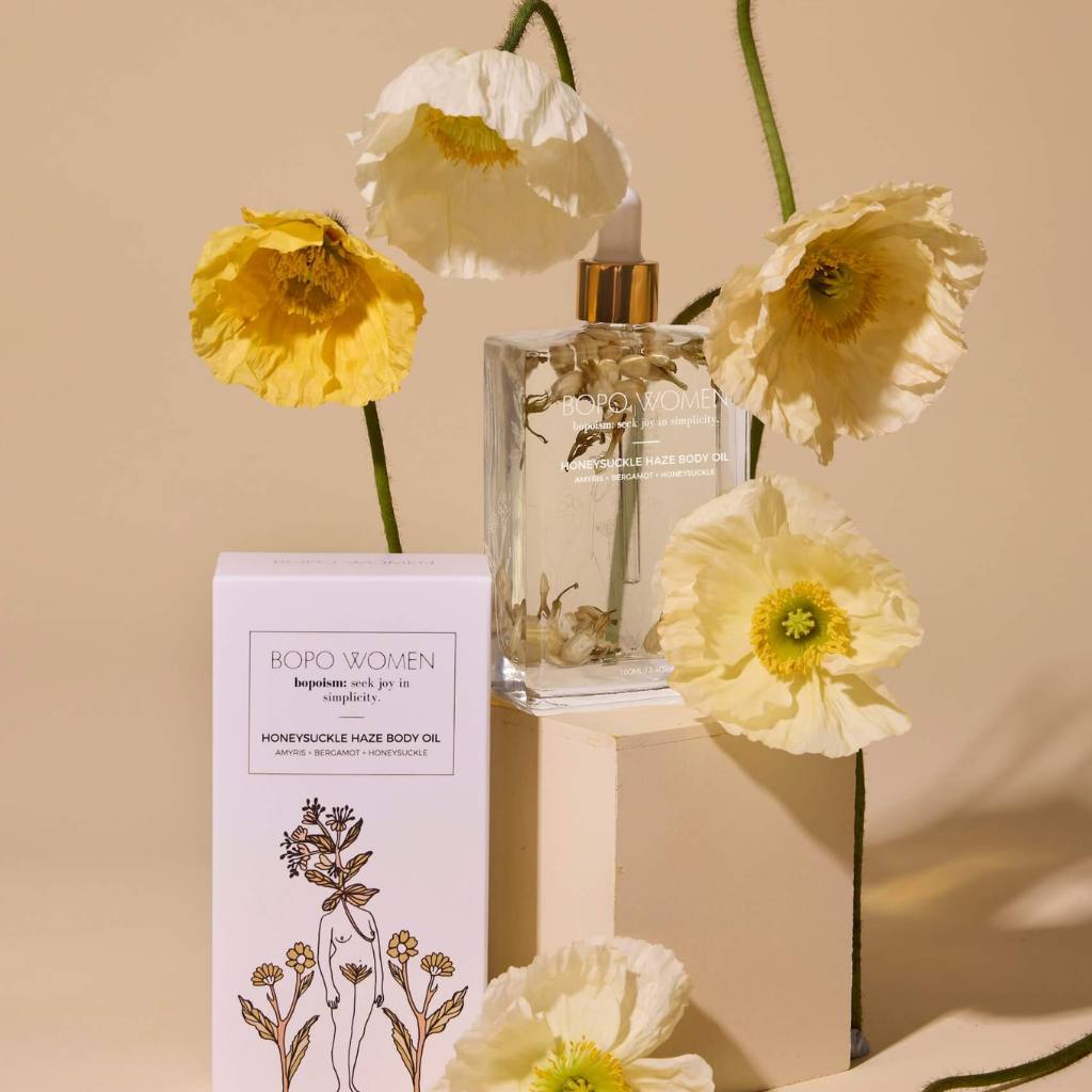 Bopo Women | Body Oil 100ml - Honeysuckle Haze - Cove. Beach Essentials