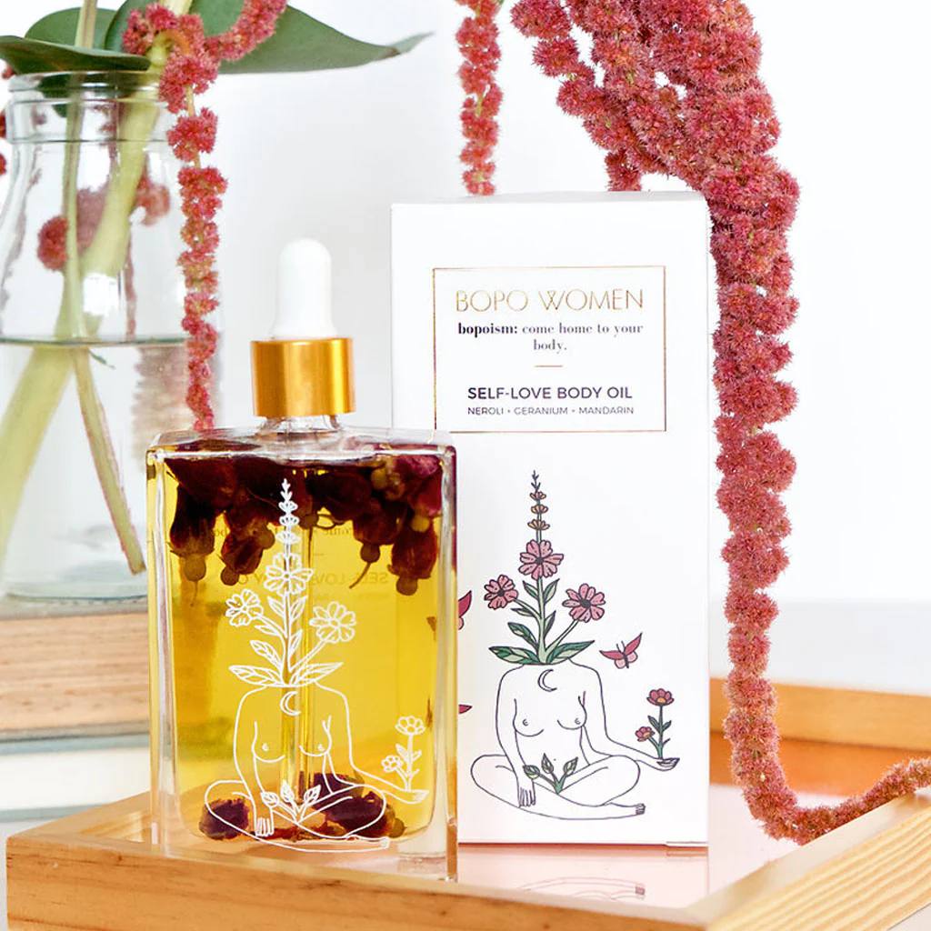 Bopo Women | Body Oil 100ml - Self Love - Cove. Beach Essentials