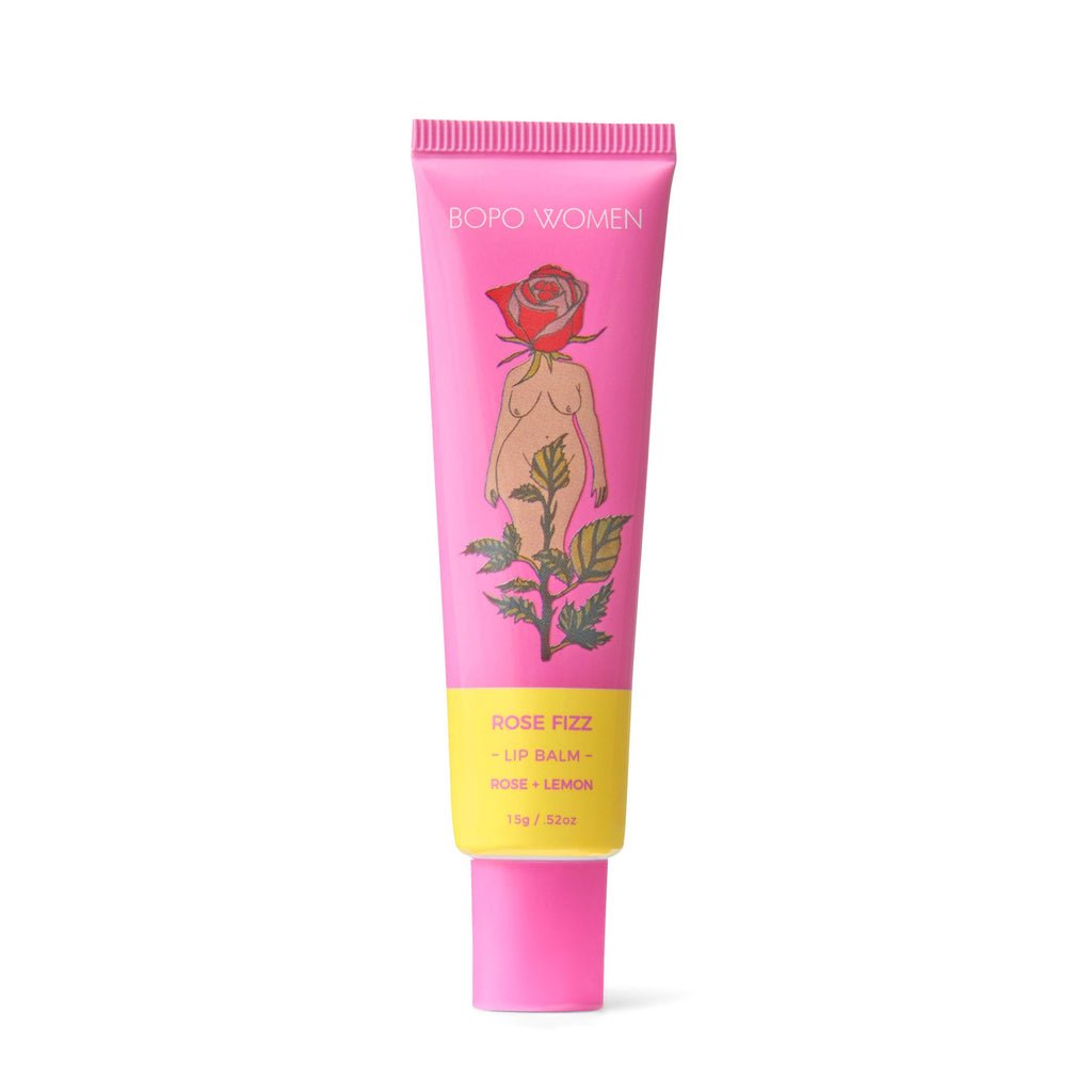 Bopo Women | Rose Fizz Lip Balm 15g - Cove. Beach Essentials