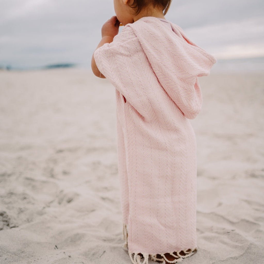 Cala Beach Essentials | Kids Small Poncho Baby - Pink - Cove. Beach Essentials