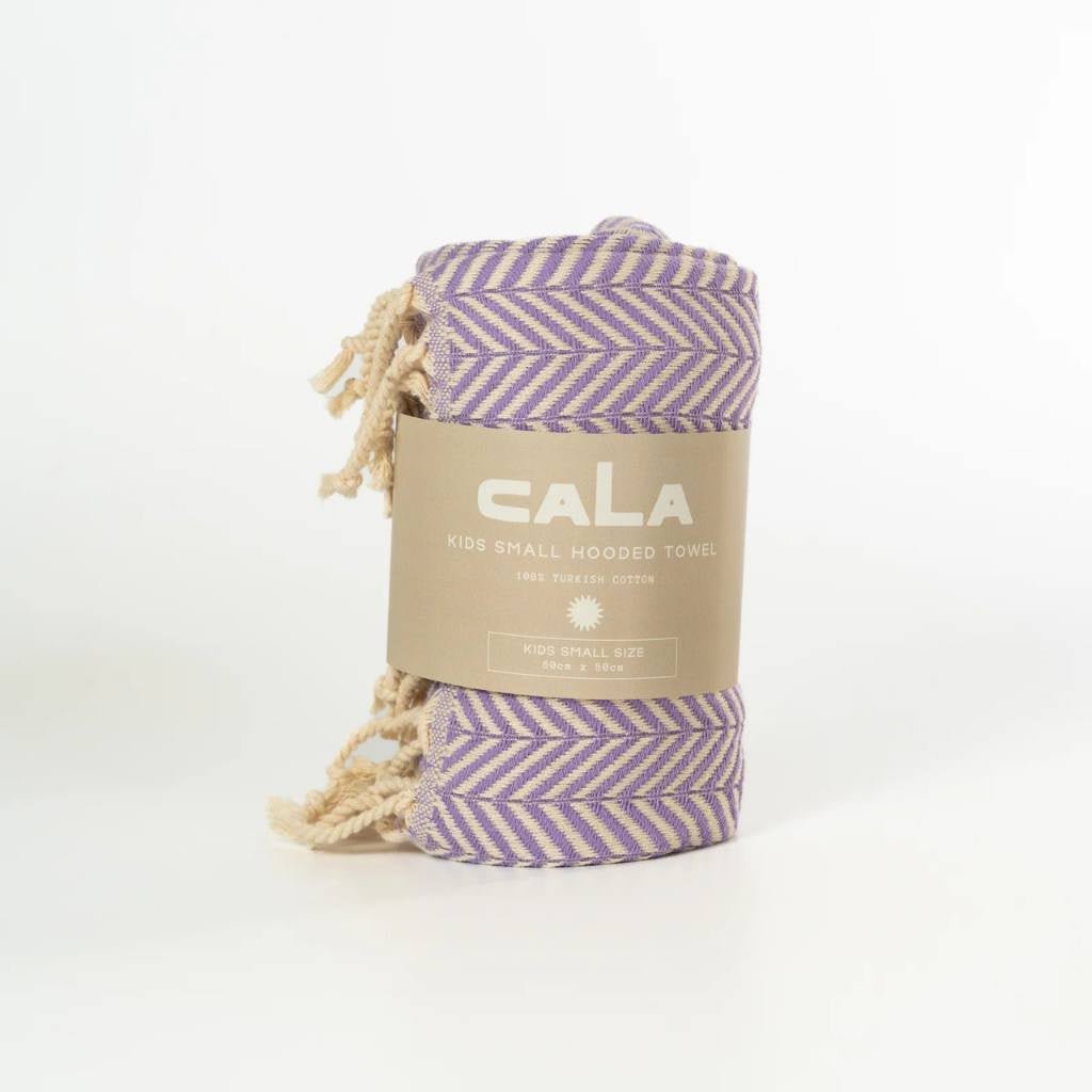 Cala Beach Essentials | Kids Small Poncho - Purple - Cove. Beach Essentials