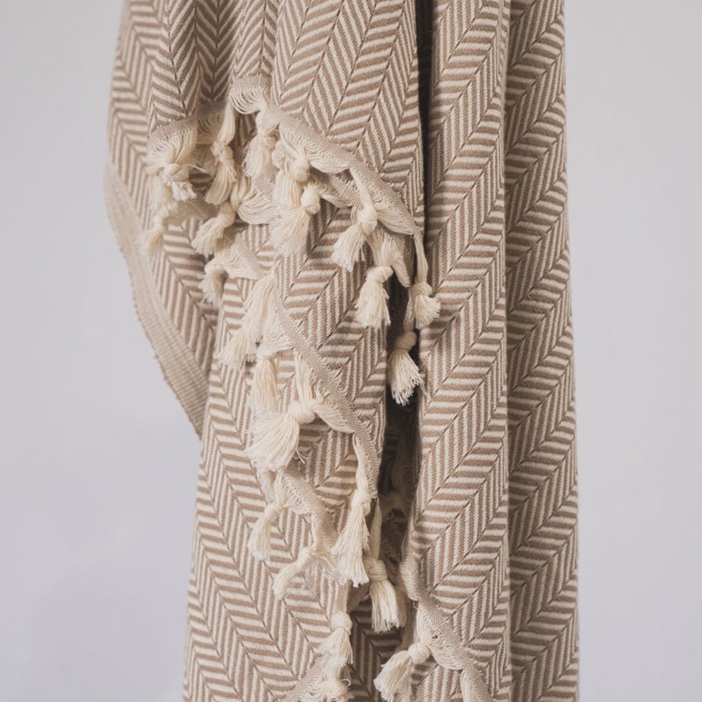 Cala Beach Essentials | Premium Throw Large Size - Sand - Cove. Beach Essentials