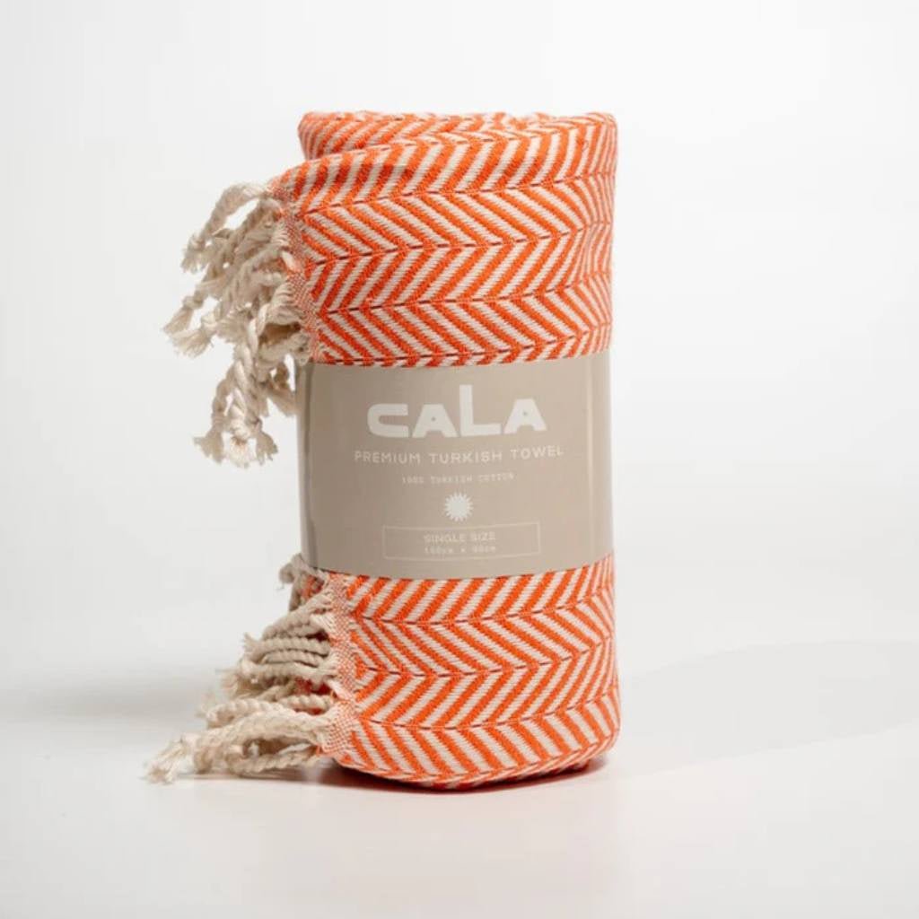 Cala Beach Essentials | Single Size - Orange - Cove. Beach Essentials