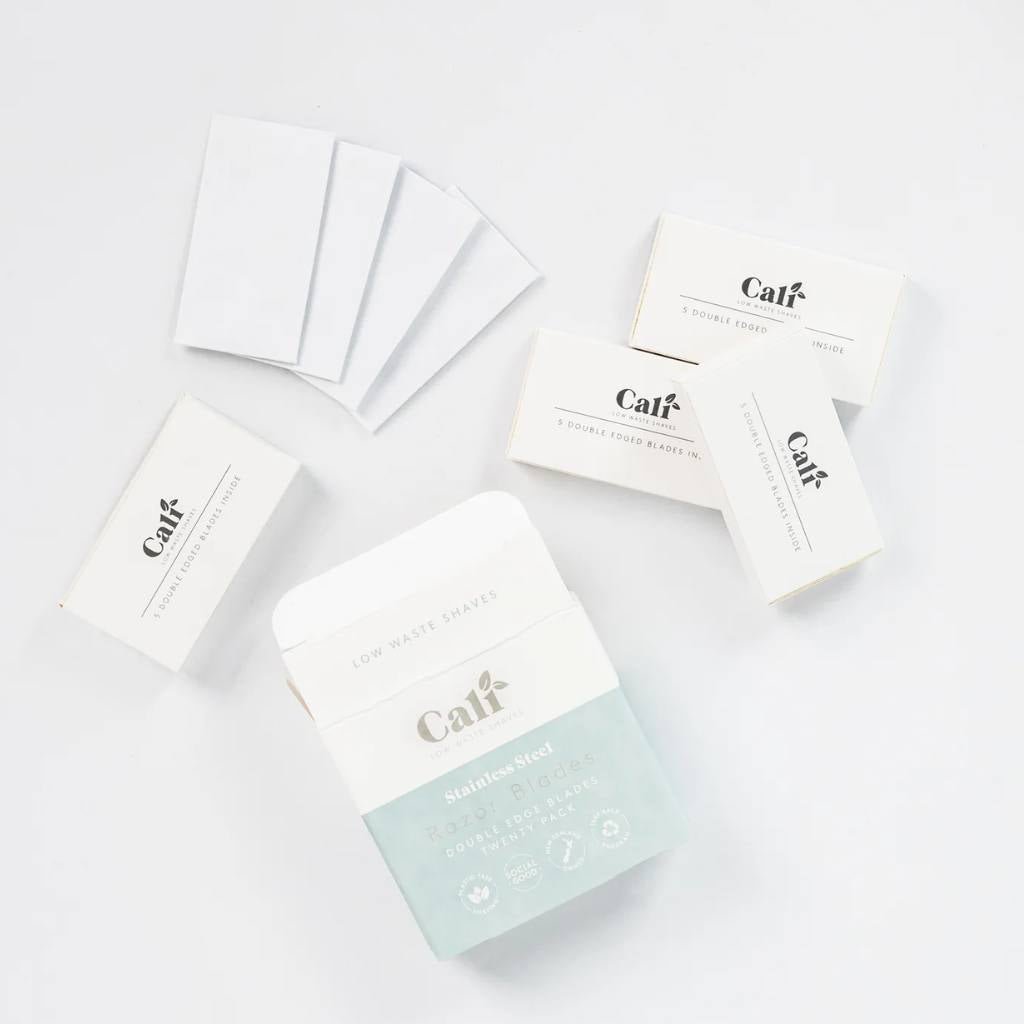 CaliWoods | Safety Razor Blade - Refill Pack - Cove. Beach Essentials