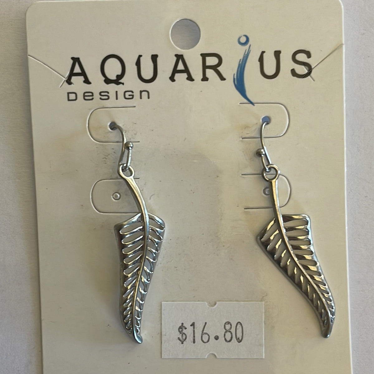 Aquarius Silver Fern Earrings