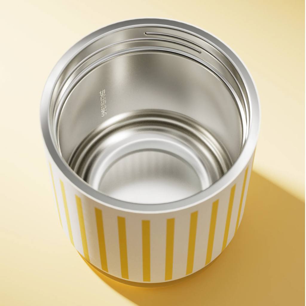 Chako Lab | Bao Bao Cup 450ml - White/Yellow - Cove. Beach Essentials