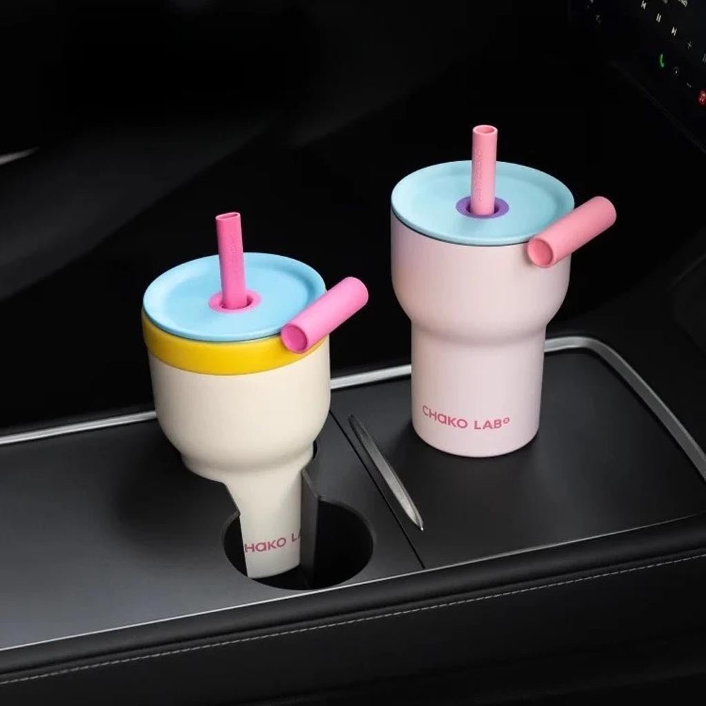 Chako Lab | Dual Layer Tumbler 570ml - Pink/Purple - Cove. Beach Essentials