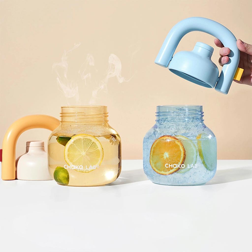 Chako Lab | Linlin Kettle Water Bottle 1150ml - Blue - Cove. Beach Essentials