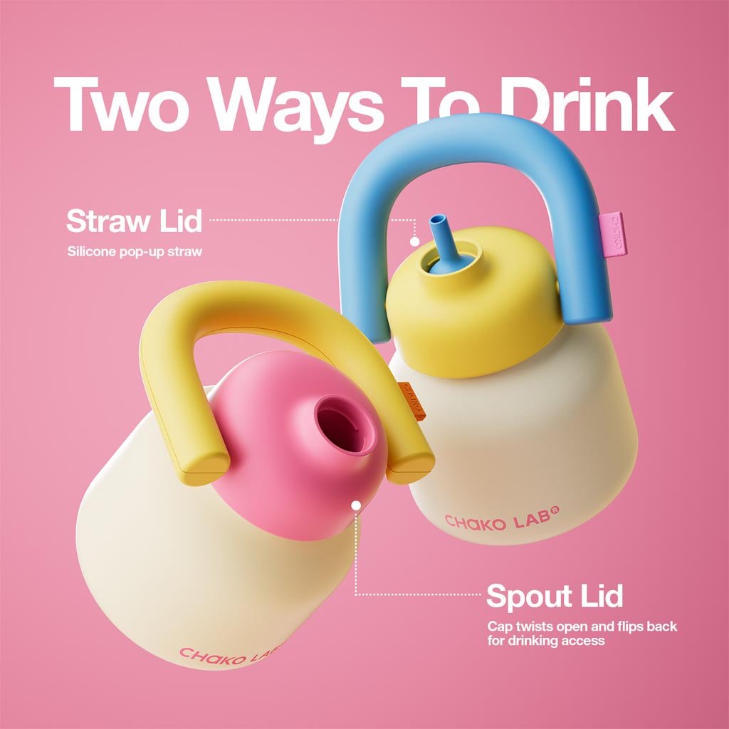 Chako Lab | Linlin Kettle Water Bottle 1L - Ceramic Coating - Souffle - Cove. Beach Essentials
