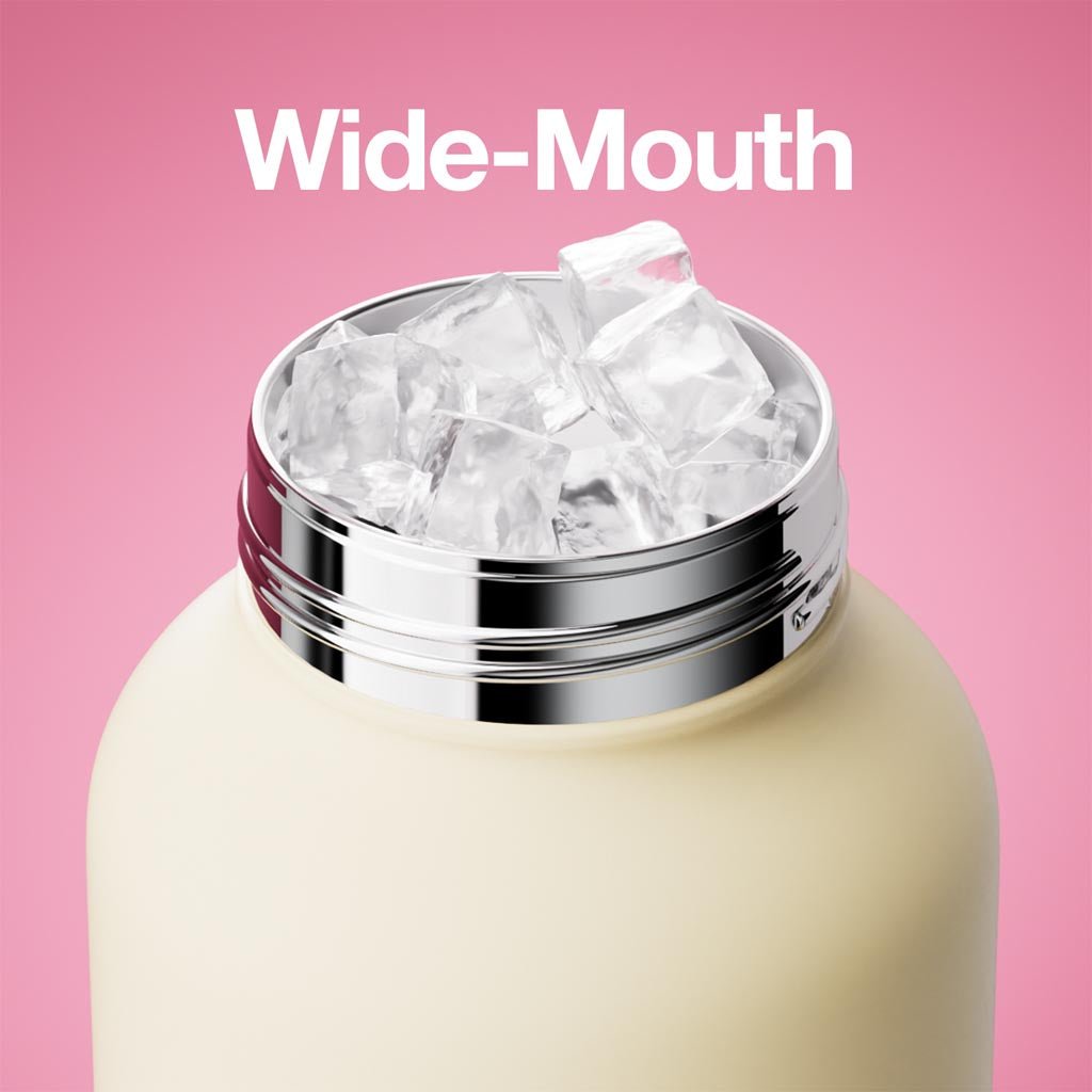 Chako Lab | Linlin Kettle Water Bottle 1L - Ceramic Coating - Souffle - Cove. Beach Essentials