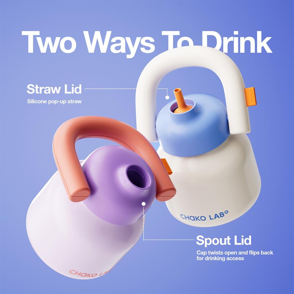 Chako Lab | Linlin Kettle Water Bottle 1L - Stainless - White - Cove. Beach Essentials