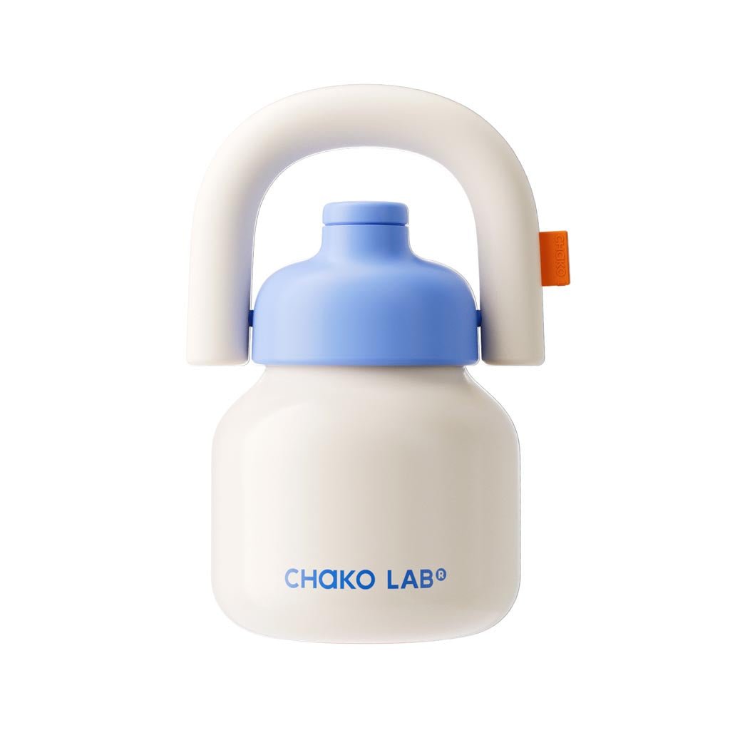 Chako Lab | Linlin Kettle Water Bottle 1L - Stainless - White - Cove. Beach Essentials