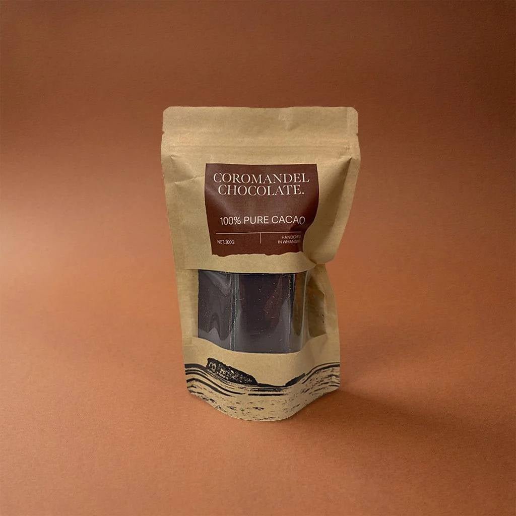 Coromandel Chocolate | 100% Pure Cacao 120g - Cove. Beach Essentials