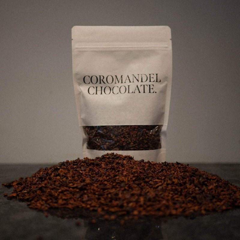 Coromandel Chocolate | 150g Cacao Nibs - Cove. Beach Essentials