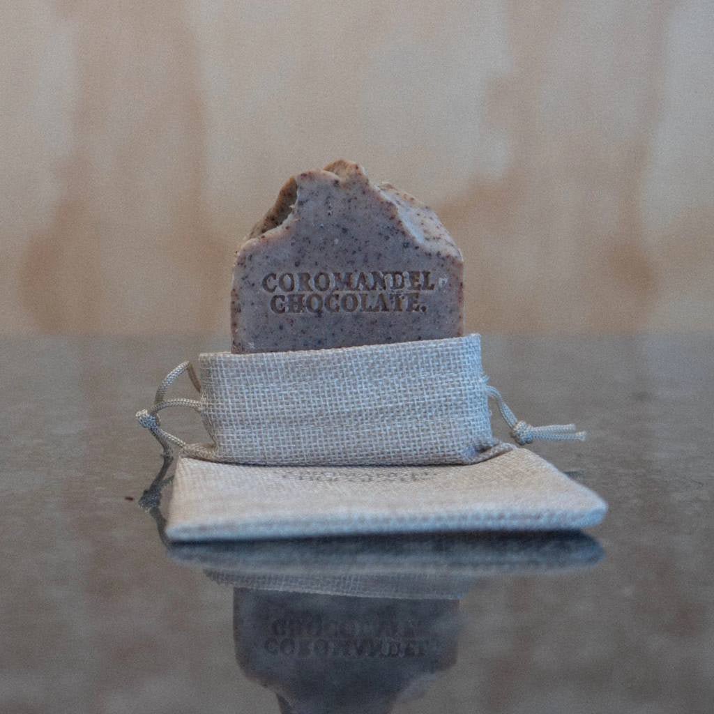 Coromandel Chocolate | Cacao Husk Soap - Cove. Beach Essentials