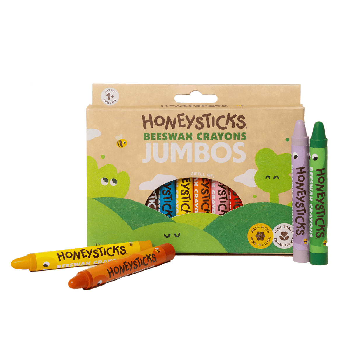 Honeysticks | Beeswax Crayons Jumbos 12pk