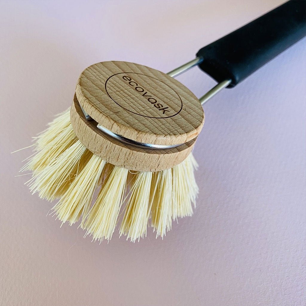 Ecovask | Dish Brush - Tampico Black - Cove. Beach Essentials