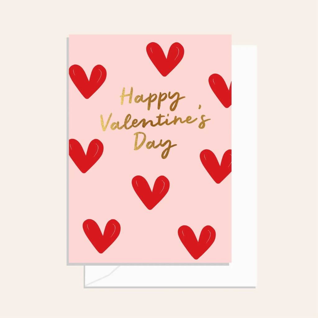 Elm Paper | Card - Valentine's Red Hearts - Cove. Beach Essentials