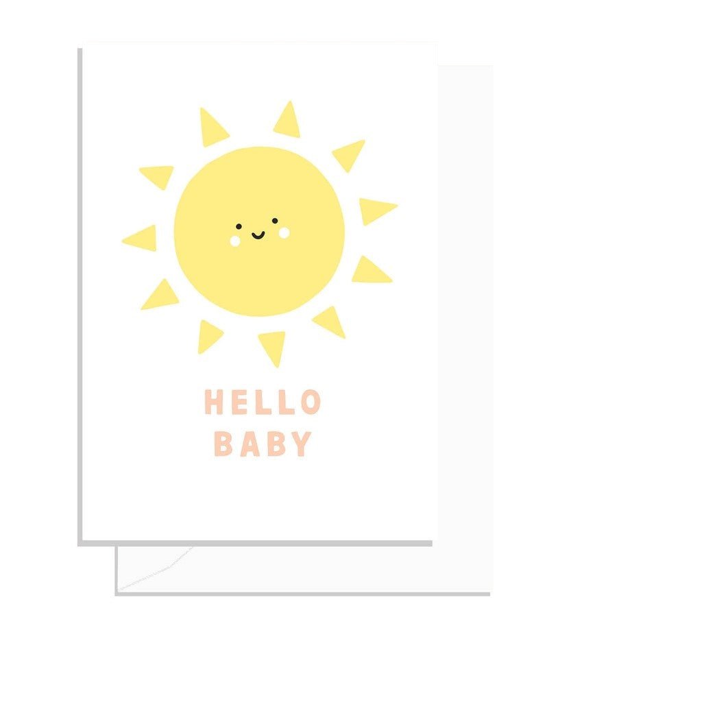 Elm Paper | Hello Baby Sunshine Card - Cove. Beach Essentials