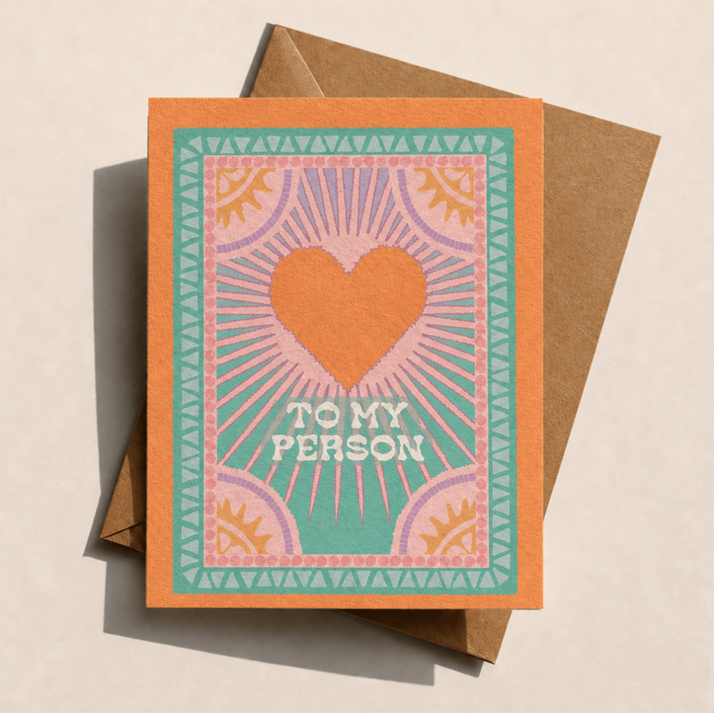 Enjoy The View | Love card | To My Person Card | Boho greeting card | Retro - Cove. Beach Essentials
