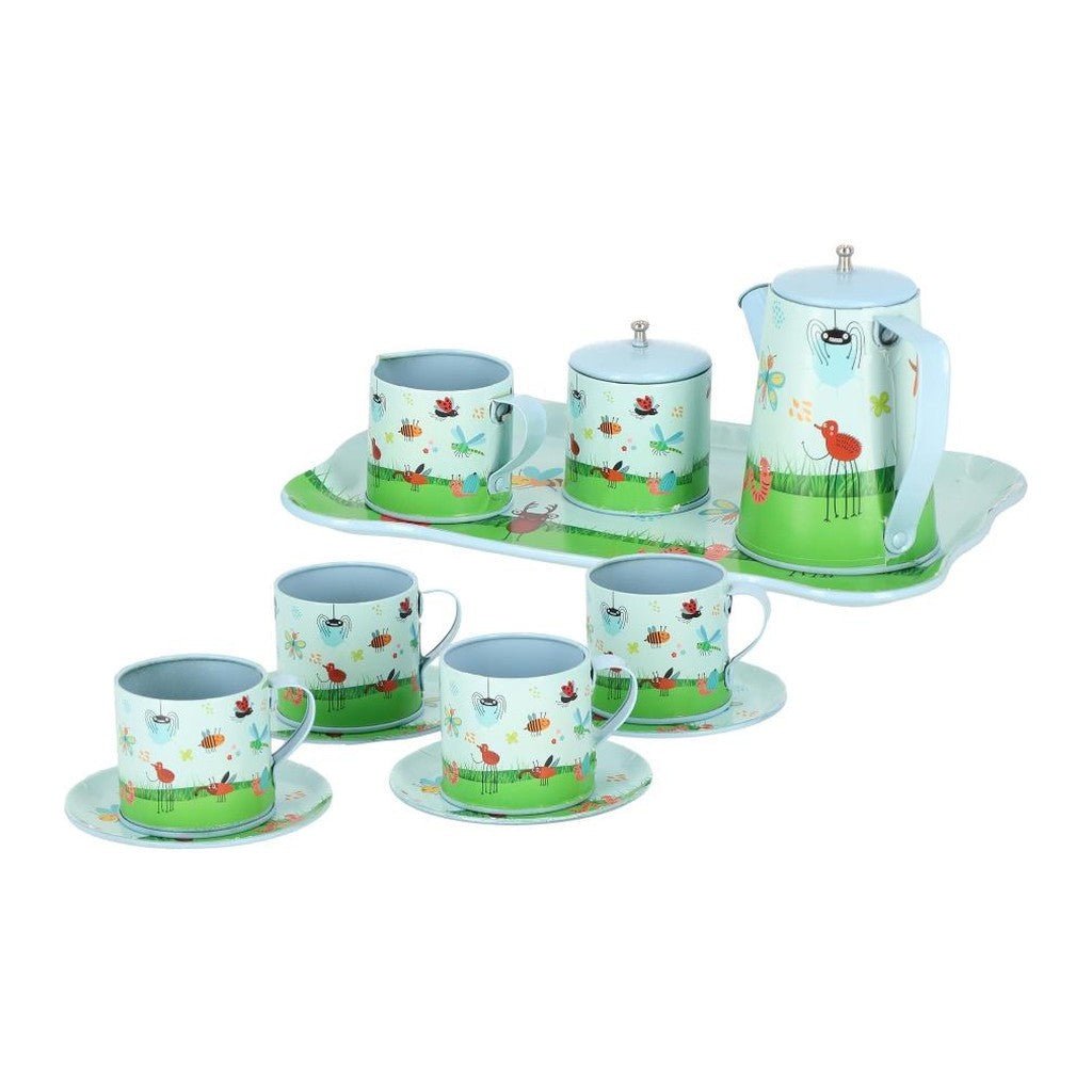 Esschert Design | Kids Mud Kitchen Coffee Set - Cove. Beach Essentials