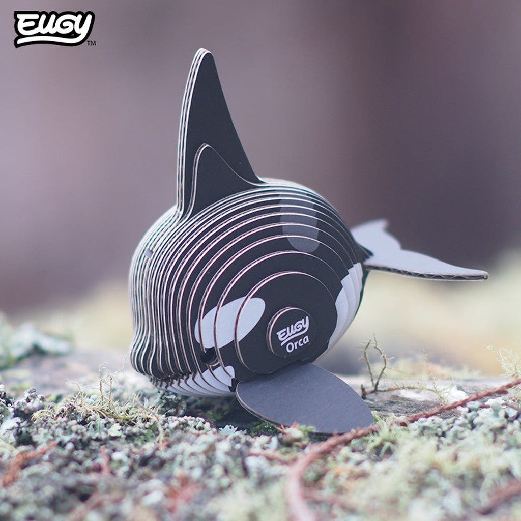 EUGY Orca 3D puzzle outdoors