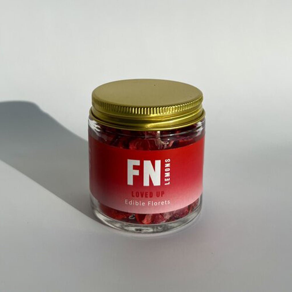 F n Lemons Edible Florets - Loved Up - Cove. Beach Essentials