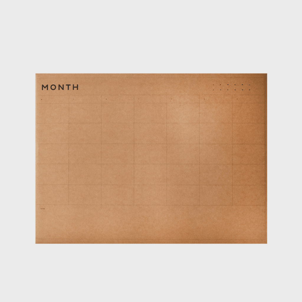 Father Rabbit Stationery | A2 Month Planner - Cove. Beach Essentials