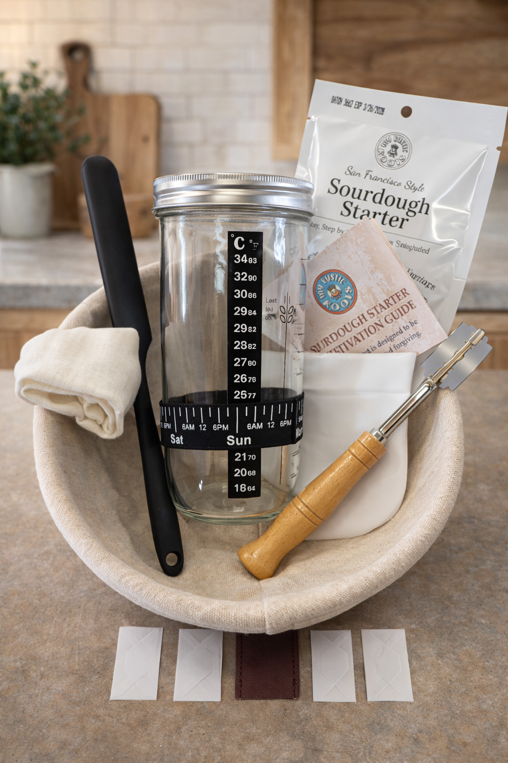 My Rustic Roots | All-in-One Sourdough Starter Kit