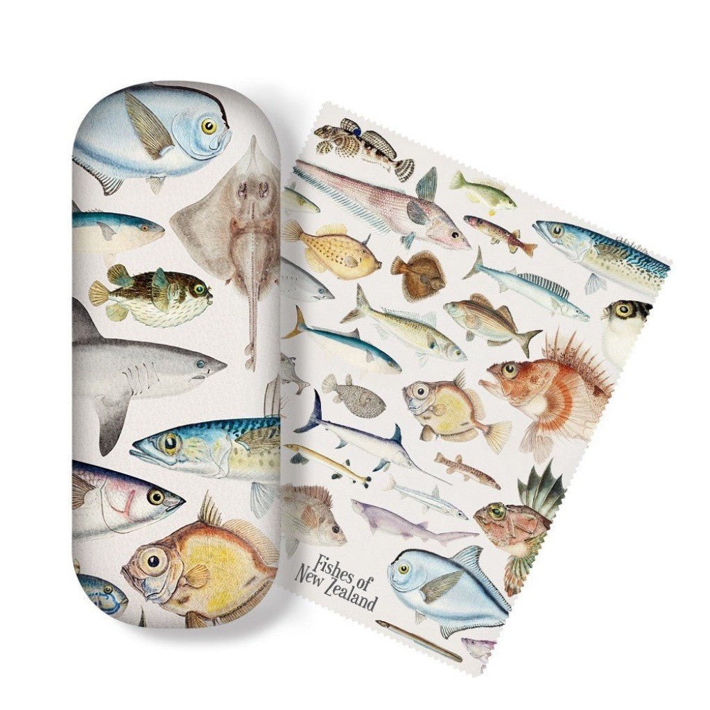 Fishes of NZ Glasses Case - Cove. Beach Essentials