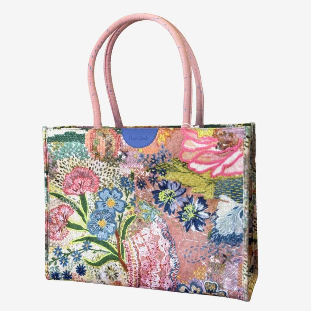 Fleur Woods | Boxy Tote - Meadow - Cove. Beach Essentials