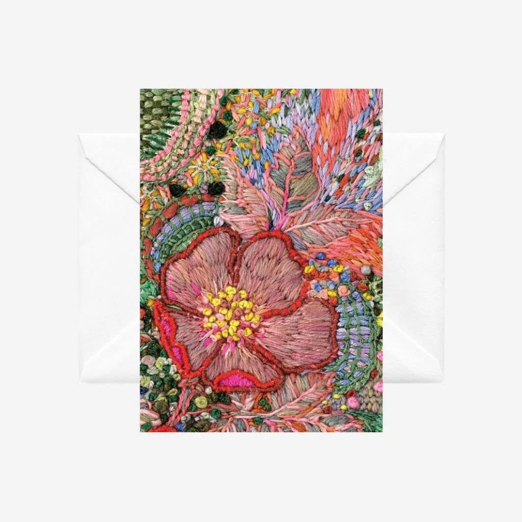 Fleur Woods | Cards - Wild Roses Red Roses - Cove. Beach Essentials