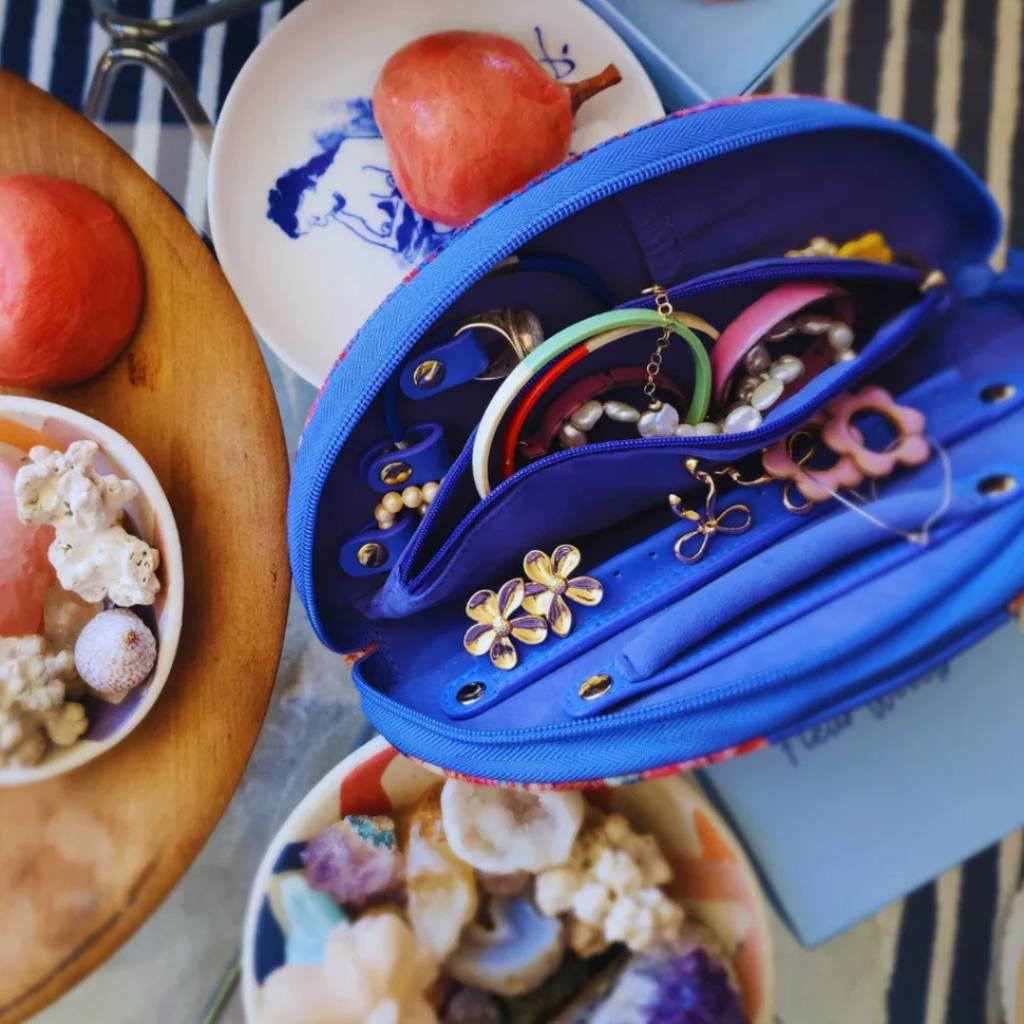 Fleur Woods | Jewellery Case -Daffodils - Cove. Beach Essentials