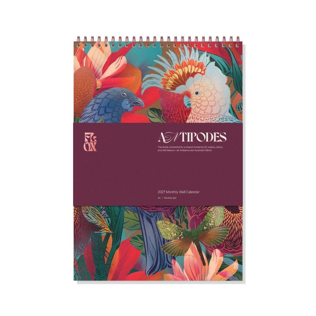 FLOX Antipodes 2027 wall calendar cover